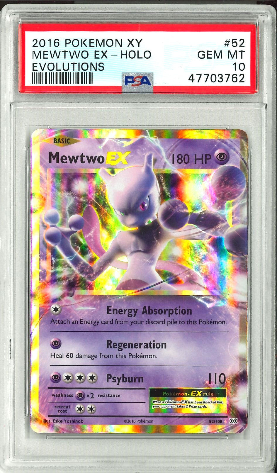 Evolutions - Mewtwo EX