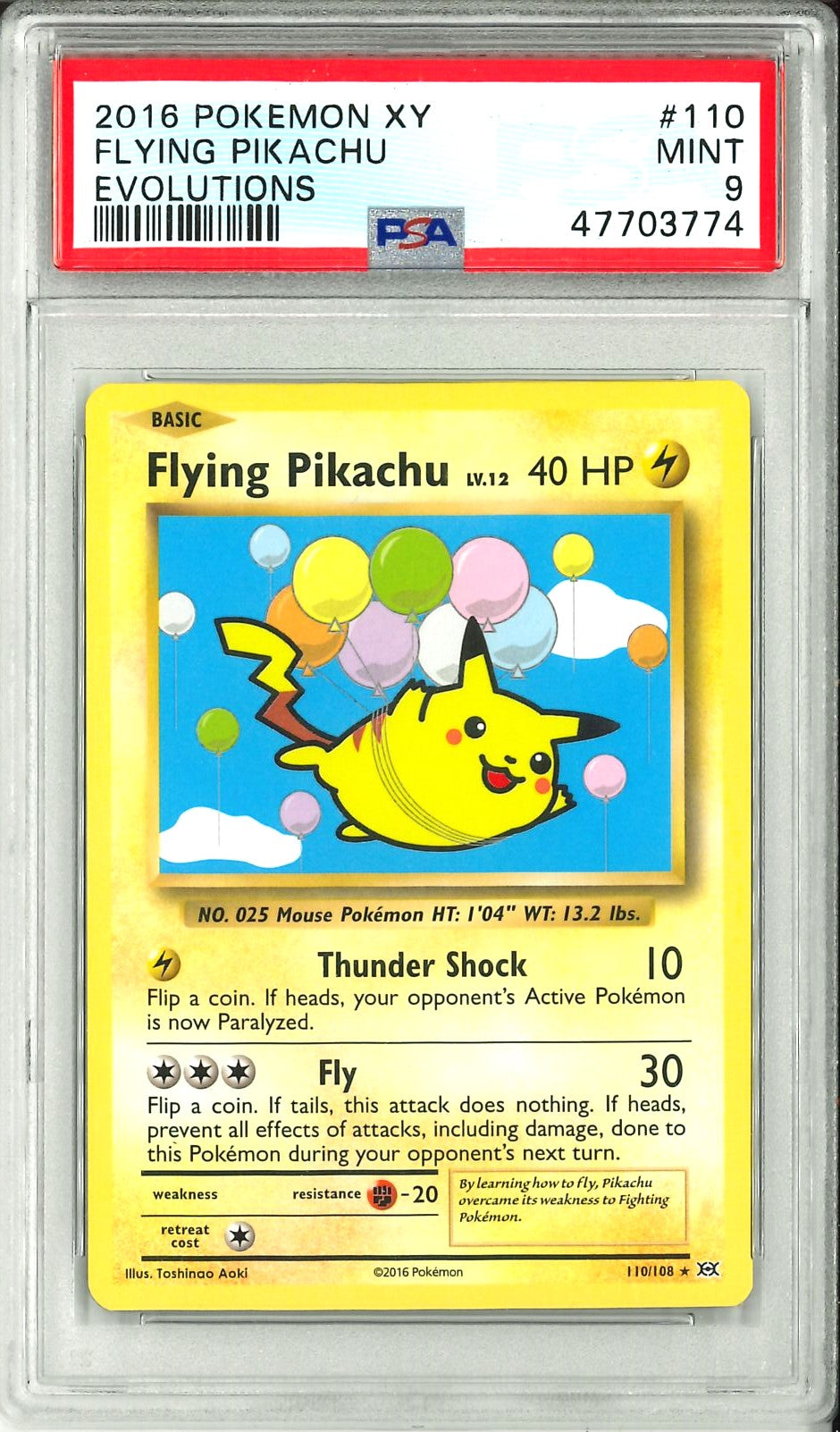 Evolutions - Flying Pikachu