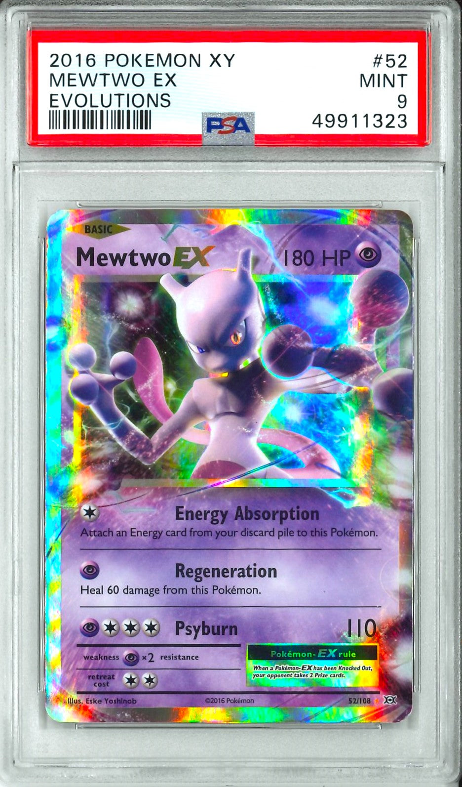 Evolutions - Mewtwo EX