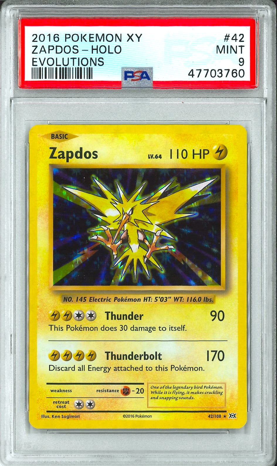 Evolutions - Zapdos POKEMON XCHANGE AUSTRALIA Evolutions - Zapdos POKEMON XCHANGE AUSTRALIA