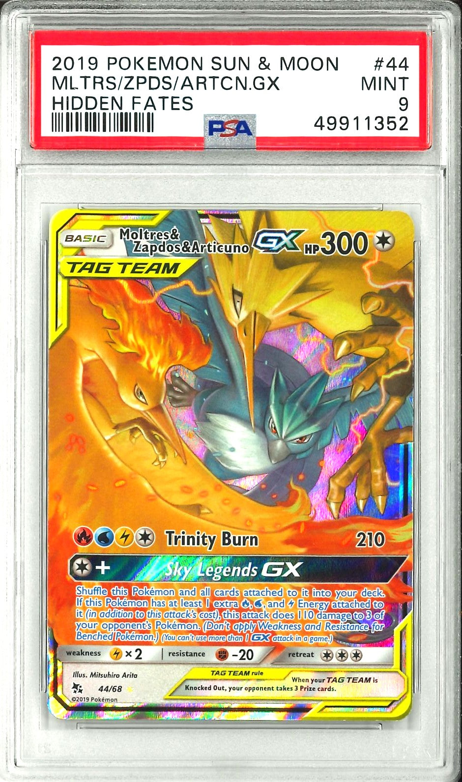 Hidden Fates - Moltress & Zapdos & Articuno GX