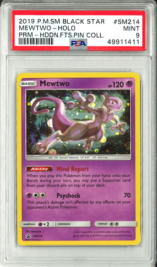 Black Star - Mewtwo Hidden fates Collection Promo