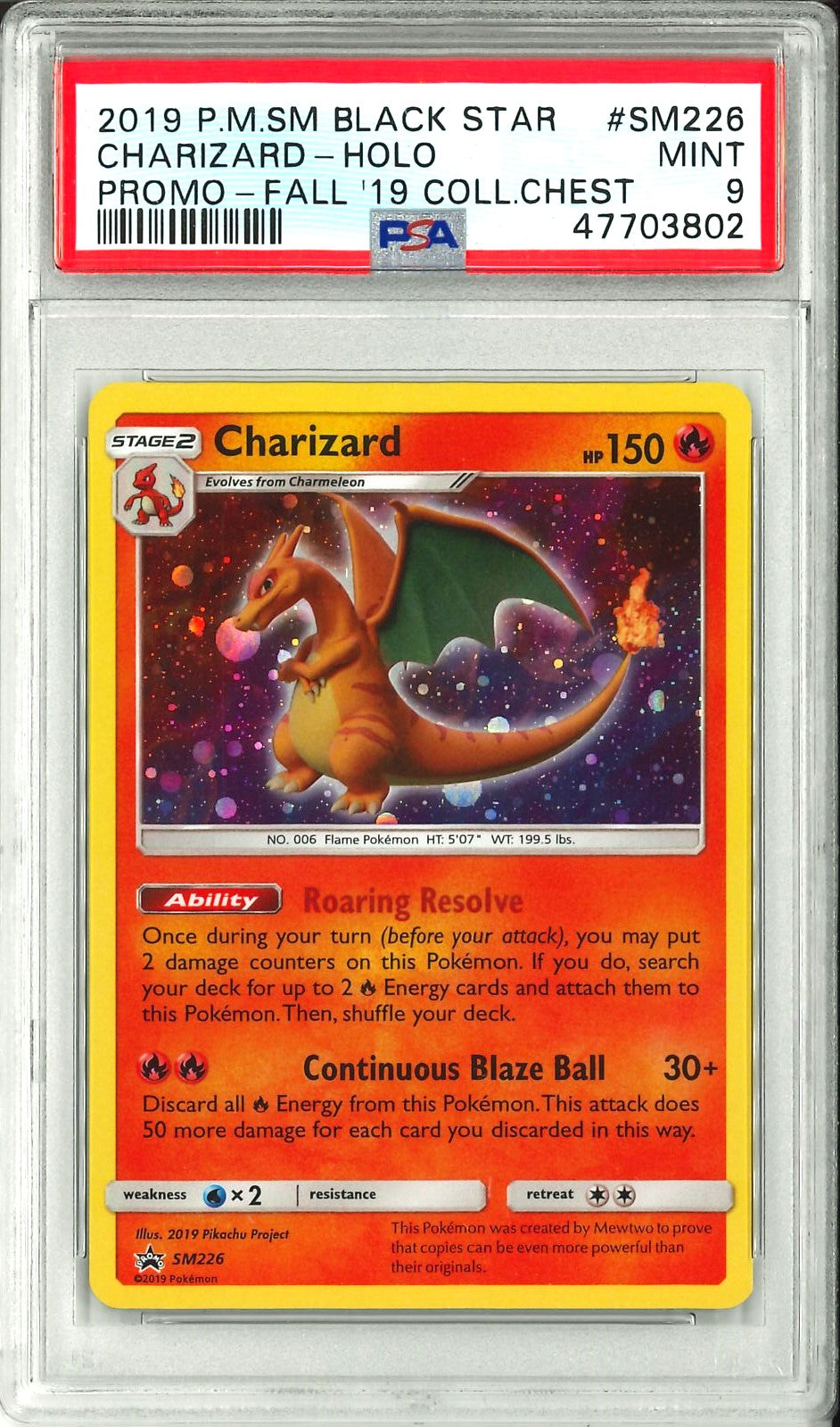 Black star - Charizard Promo Fall 10 Collection Chest