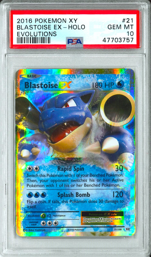 Evolutions - Blastoise EX