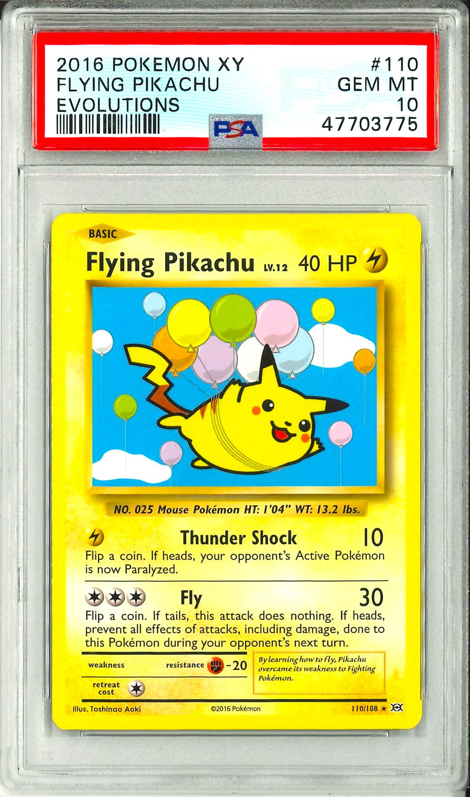 Evolutions - Flying Pikachu