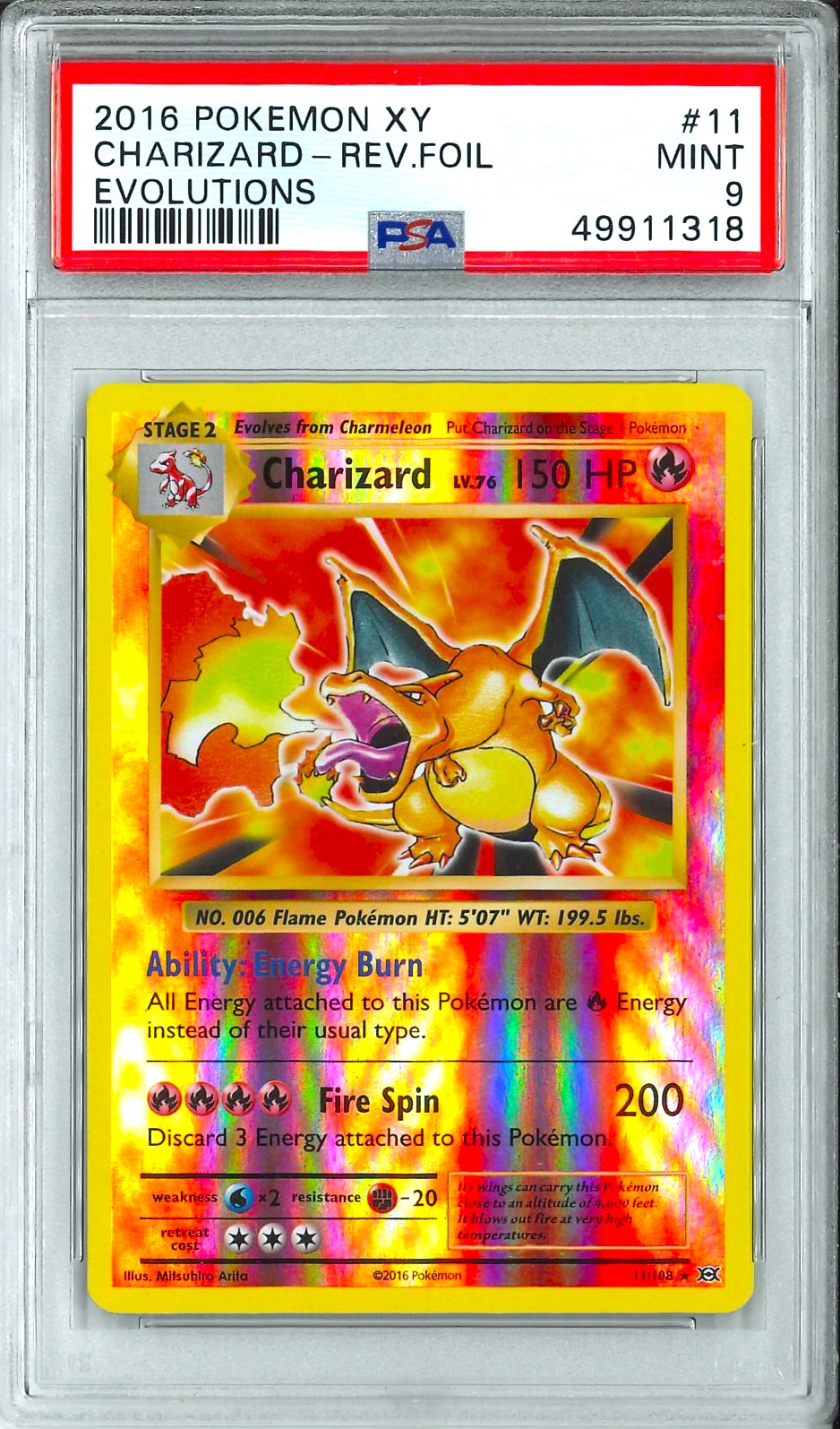 Evolutions - Charizard Rev Foil