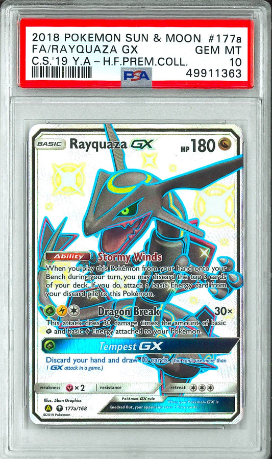 Hidden Fates - FA Rayquaza GX