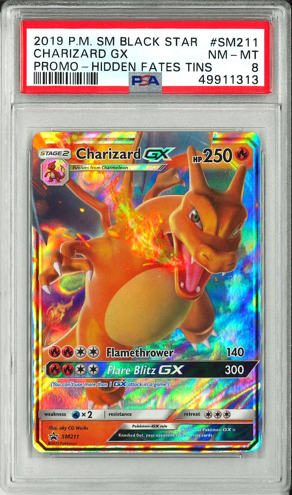 Hidden Fates - Charizard GX Promo