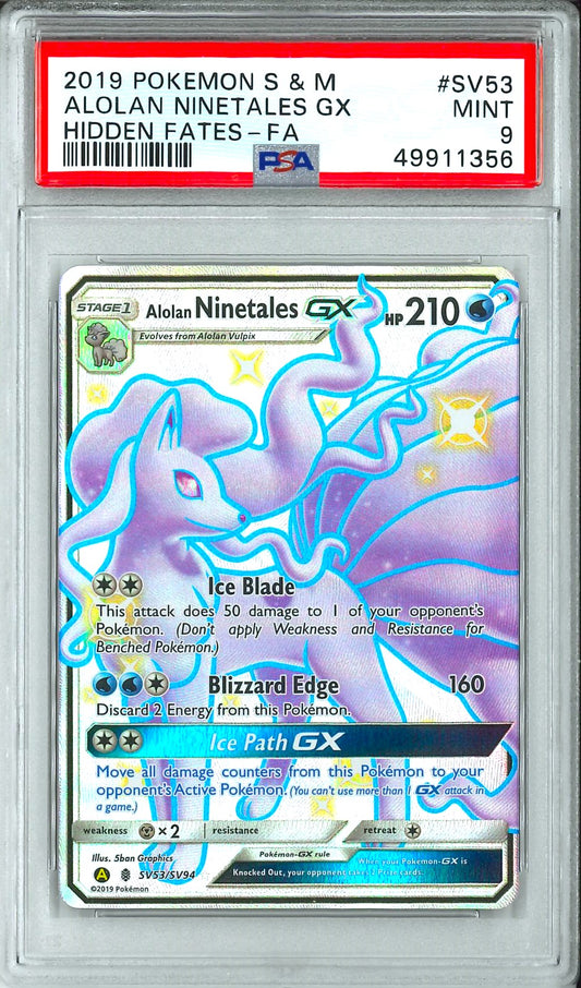 Hidden Fates - FA Alolan Ninetails GX