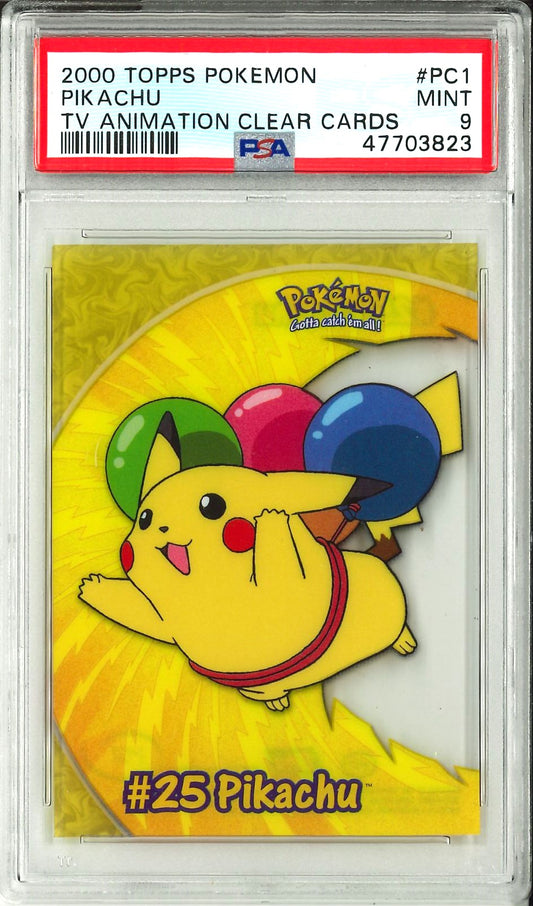 Topps - Pikachu TV Animation Clear Cards