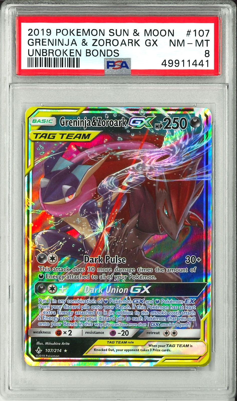 Unbroken Bonds - Greninja & Zoroark GX